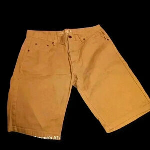 Men's Khaki Brown Noiz Jean Shorts Size 38 NWOT 100%Cotton